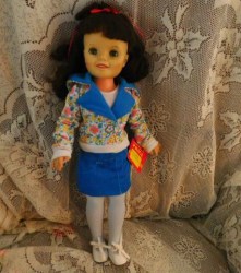 15" LINDA WILLIAMS ANGELA CARTWRIGHT 1960 TV STAR BRUNETTE DOLL, DRESSED CHOICE